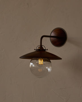 Edmund Wall Sconce - Black Walnut