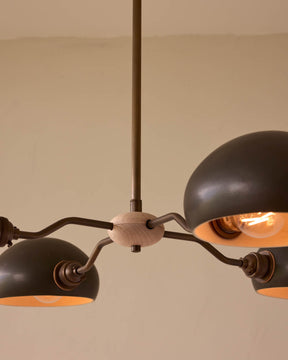 Baker Chandelier - Four Arm - Antique Brass