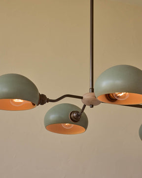 Baker Chandelier - Six Arm - Antique Brass