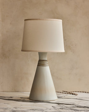 Pair of Ceramic Table Lamps - Robin's Egg Pattern