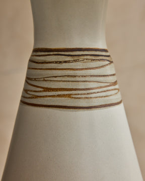 Pair of Ceramic Table Lamps - Robin's Egg Pattern