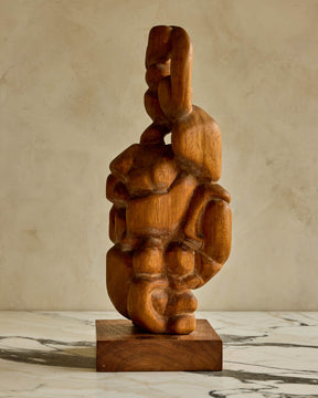 "Life" Wooden Sculpture by Cynthia Leroy