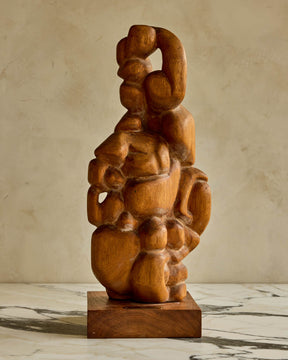 "Life" Wooden Sculpture by Cynthia Leroy