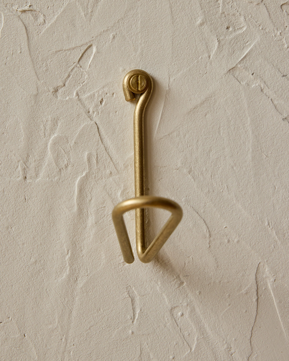 Wendel Wire Hook - Brass