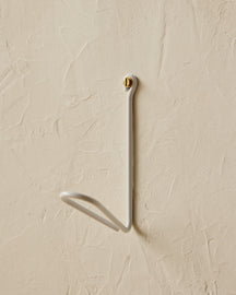 Wendel Wire Hook - White