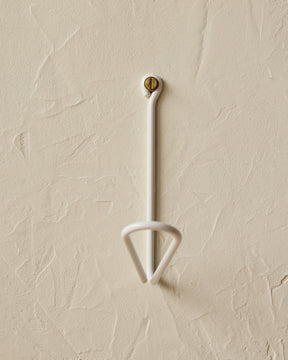 Wendel Wire Hook - White