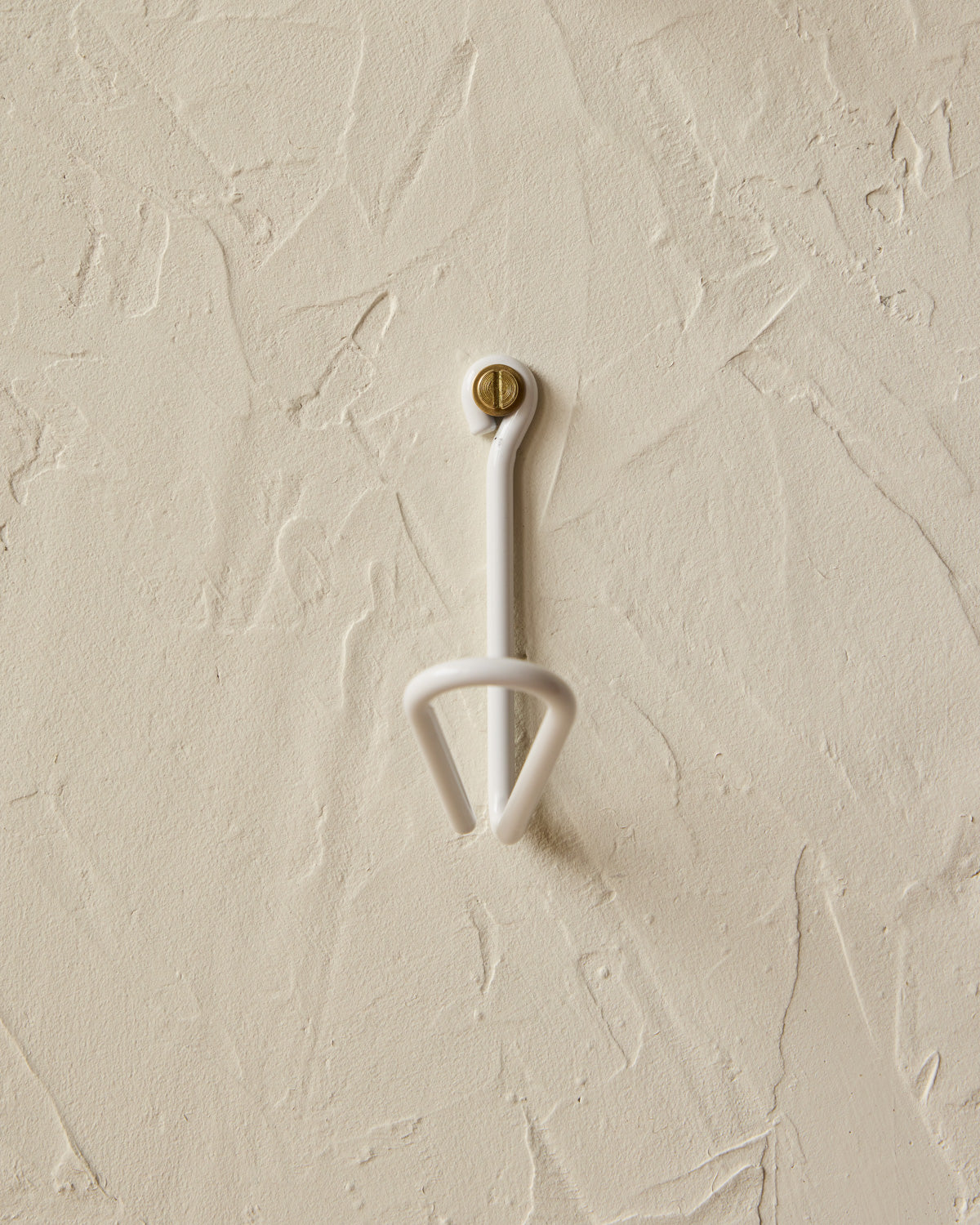 Wendel Wire Hook - White