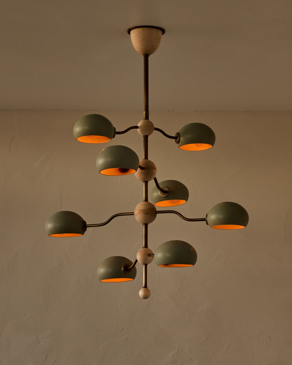 #shade-color_olivine #Metal-+-Wood-Finish_Antique Brass / Clear Maple
