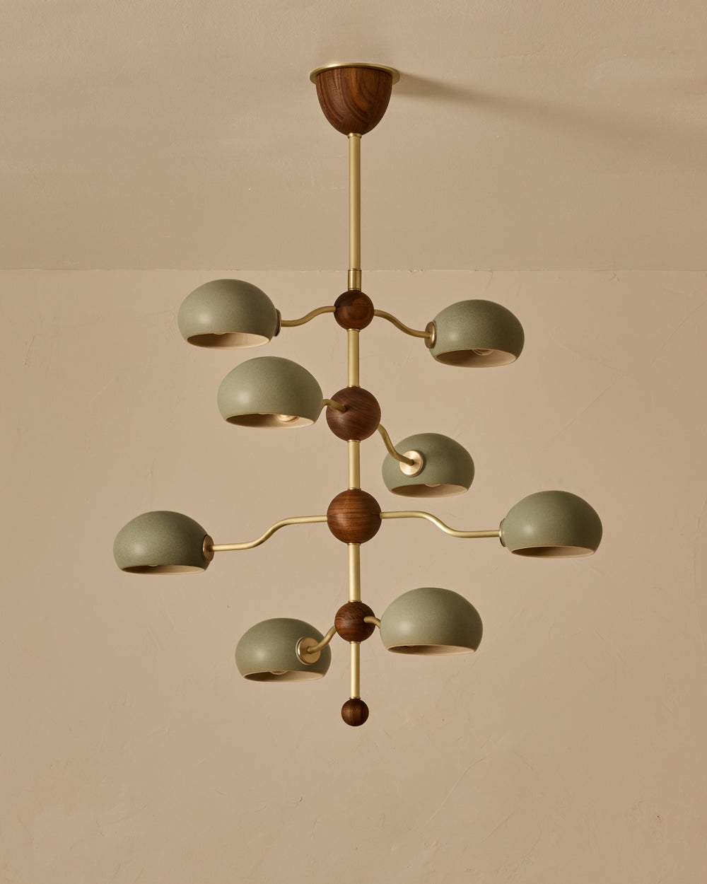 #shade-color_olivine #Metal-+-Wood-Finish_Satin Brass / Black Walnut