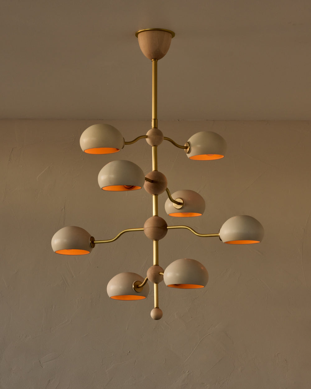 #shade-color_dove #Metal-+-Wood-Finish_Satin Brass / Clear Maple