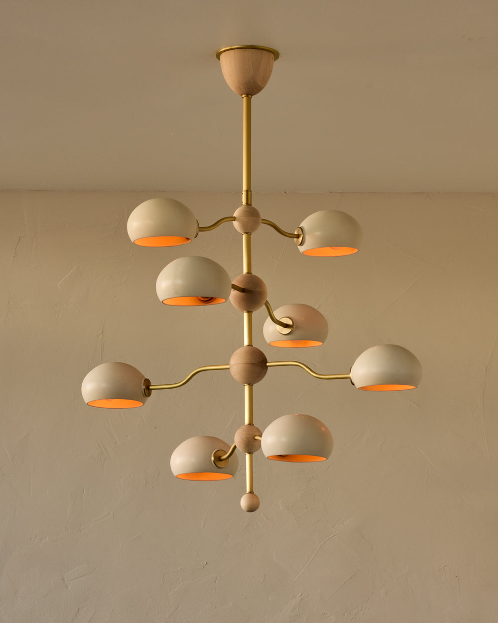 #shade-color_dove #Metal-+-Wood-Finish_Satin Brass / Clear Maple