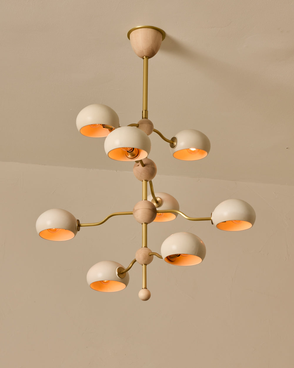 #shade-color_dove #Metal-+-Wood-Finish_Satin Brass / Clear Maple
