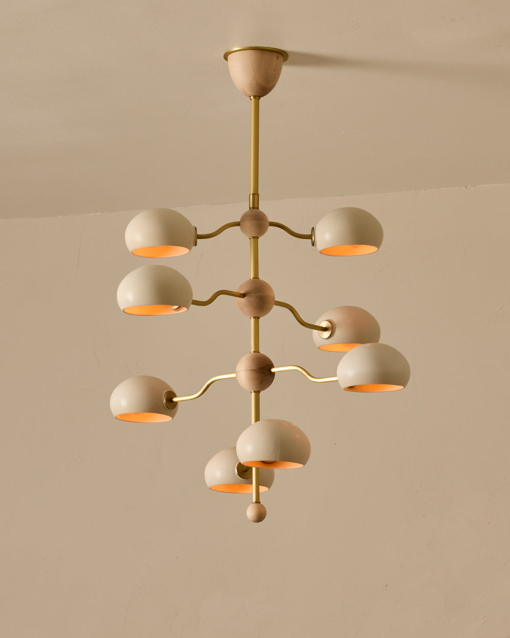 #shade-color_dove #Metal-+-Wood-Finish_Satin Brass / Clear Maple