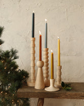 Gift Set of Maple Candle Holders