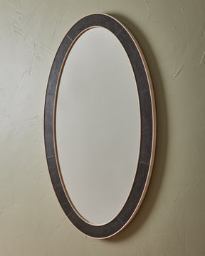 Norse Oval Mirror - Cinder