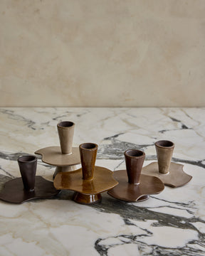 Nesting Ceramic Candle Holders - Multi Quintet