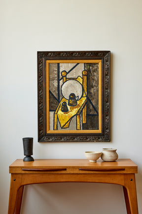 Gold Chair Abstract