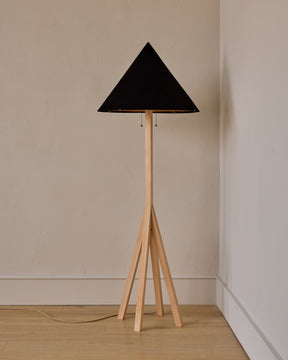 Anouck Floor Lamp - Clear Maple