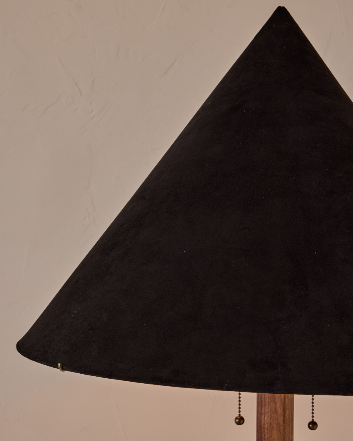 Anouck Floor Lamp - Black Walnut