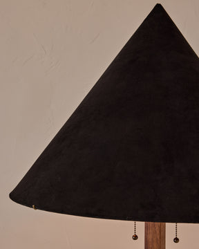 Anouck Floor Lamp - Black Walnut