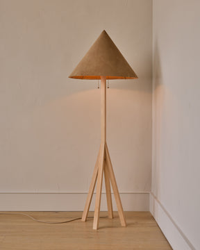 Anouck Floor Lamp - Clear Maple