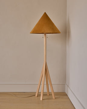 Anouck Floor Lamp - Clear Maple