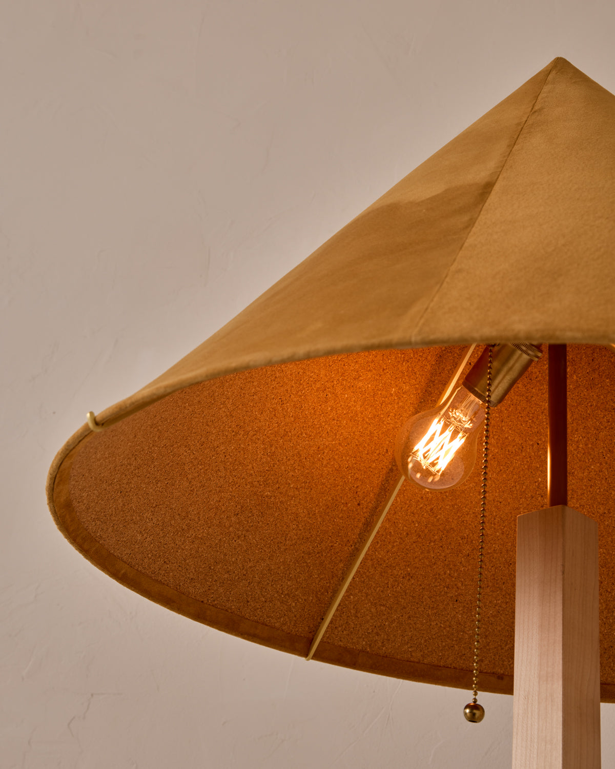 Anouck Floor Lamp - Clear Maple