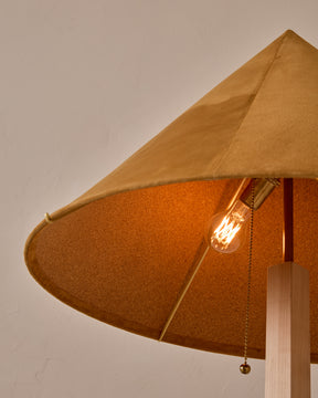 Anouck Floor Lamp - Clear Maple