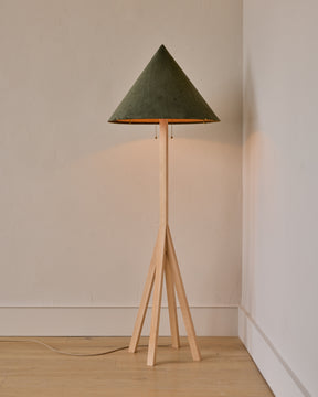 Anouck Floor Lamp - Clear Maple