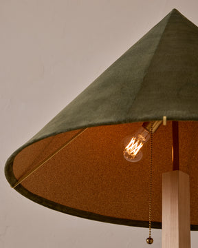 Anouck Floor Lamp - Clear Maple