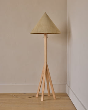 Anouck Floor Lamp - Clear Maple