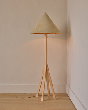 Anouck Floor Lamp - Clear Maple