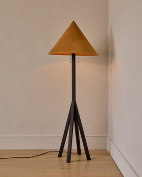 Anouck Floor Lamp - Dark Wash Maple