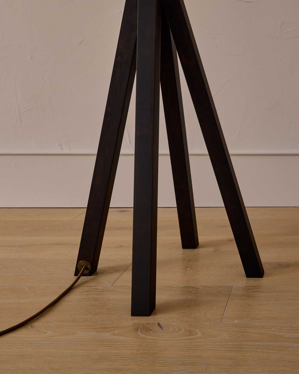 Anouck Floor Lamp - Dark Wash Maple