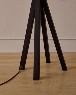 Anouck Floor Lamp - Dark Wash Maple