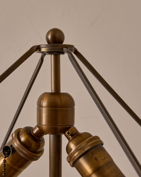 Anouck Floor Lamp - Dark Wash Maple