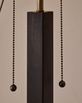 Anouck Floor Lamp - Dark Wash Maple