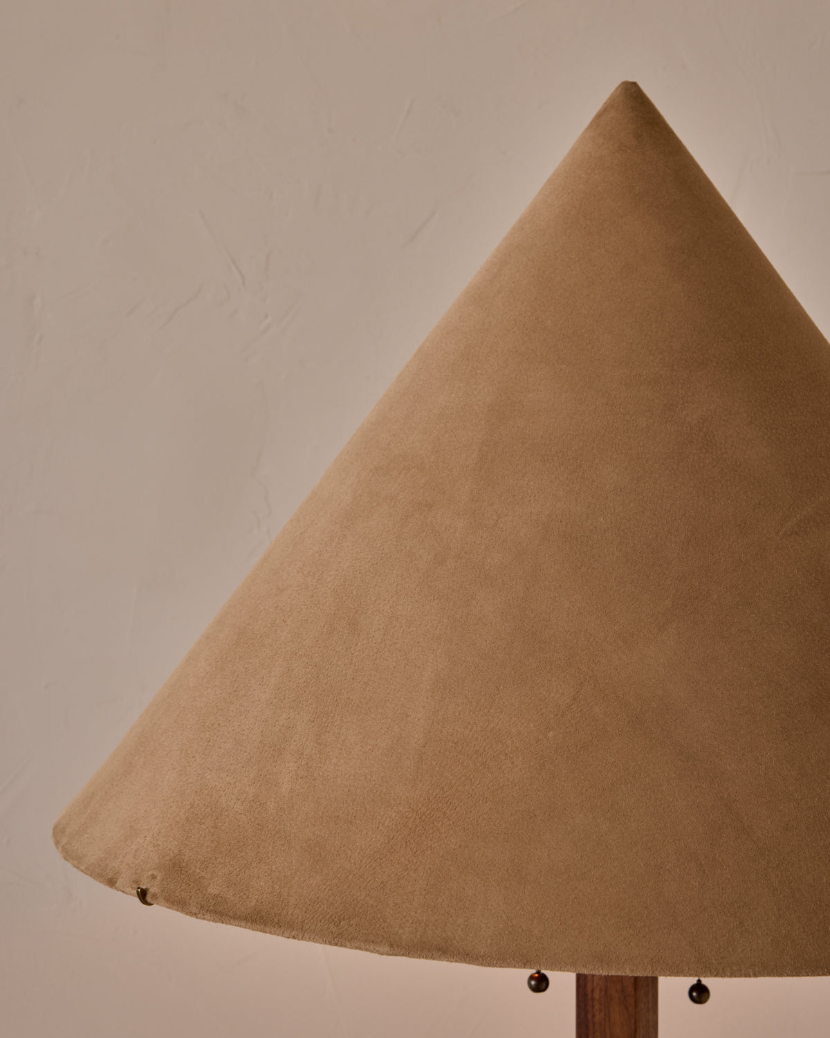 Anouck Floor Lamp - Black Walnut