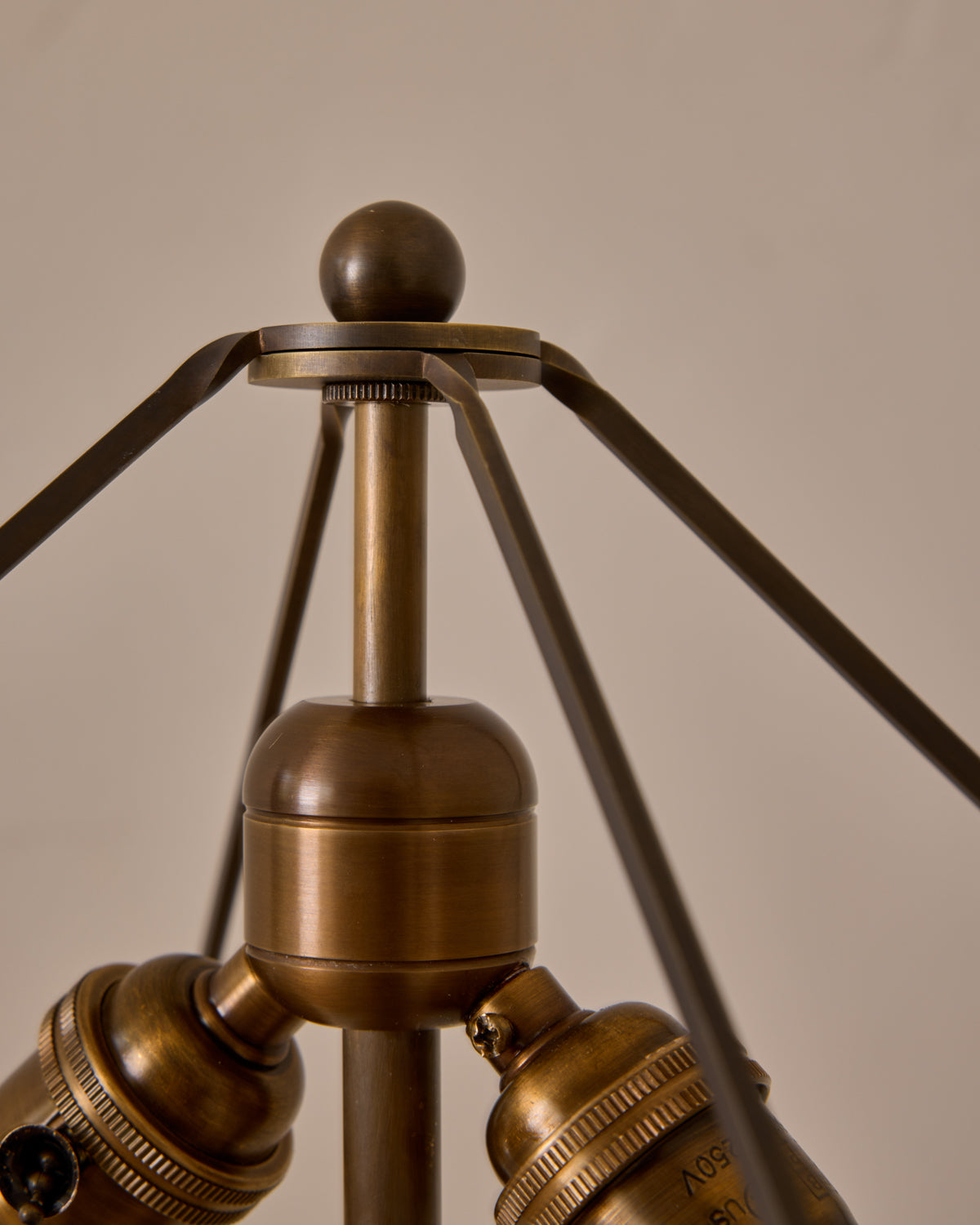 Anouck Floor Lamp - Black Walnut