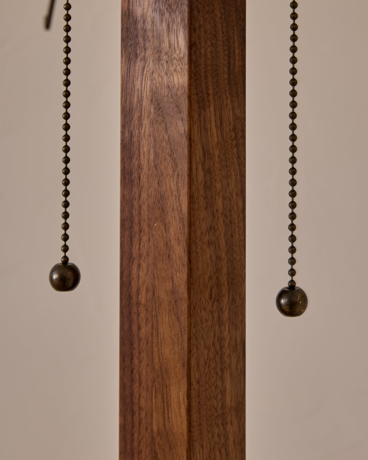 Anouck Floor Lamp - Black Walnut