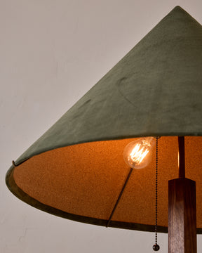 Anouck Floor Lamp - Black Walnut