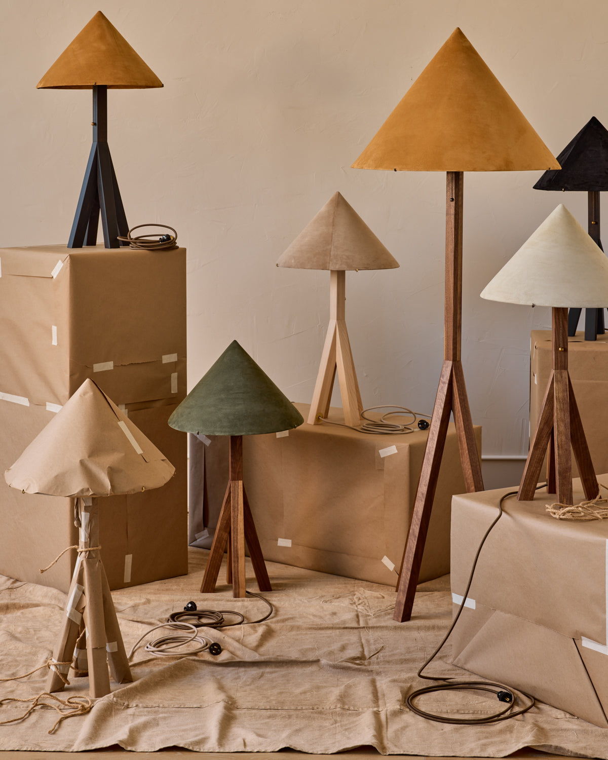 Anouck Table Lamp - Clear Maple