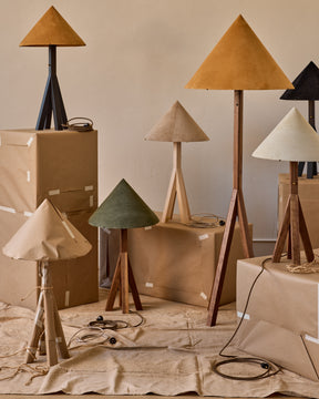 Anouck Table Lamp - Black Walnut