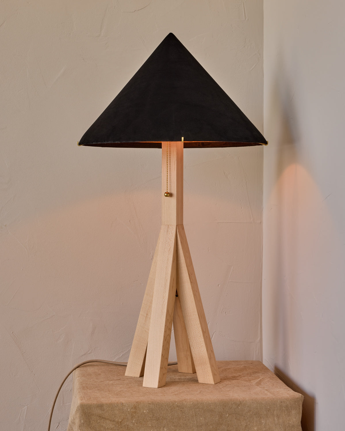 Anouck Table Lamp - Clear Maple