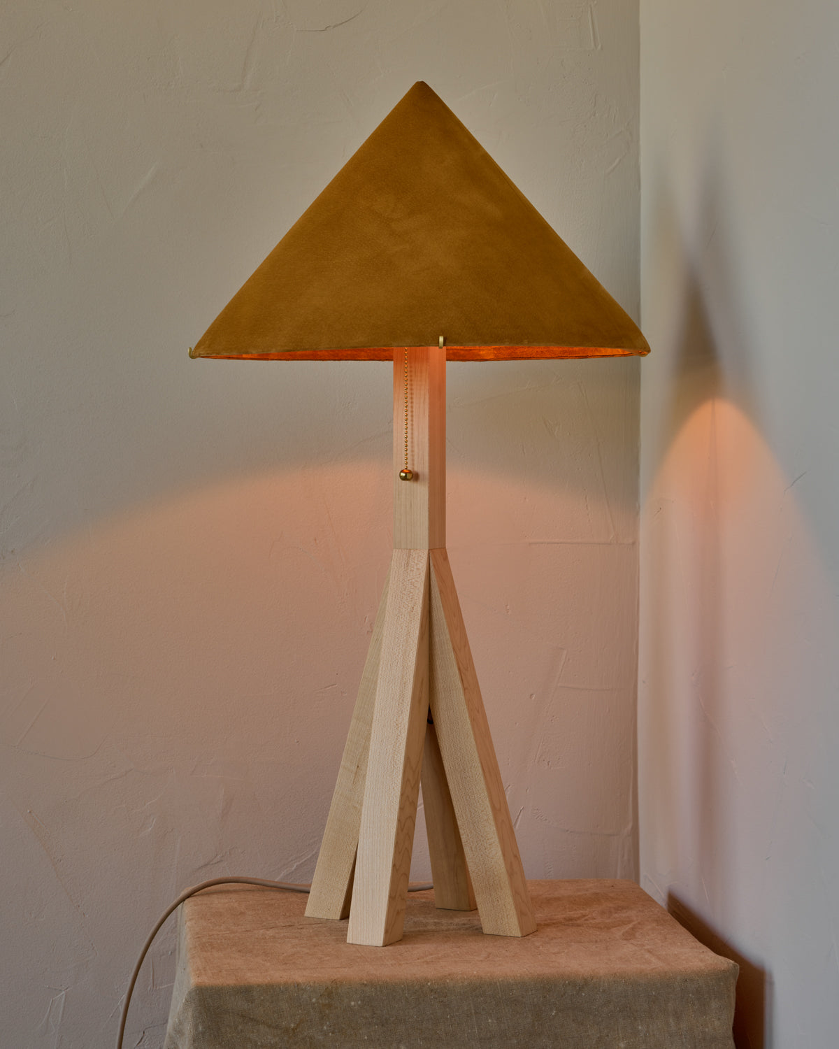 Anouck Table Lamp - Clear Maple