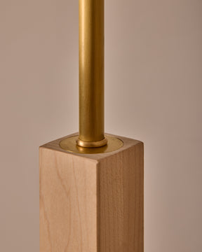 Anouck Floor Lamp - Clear Maple