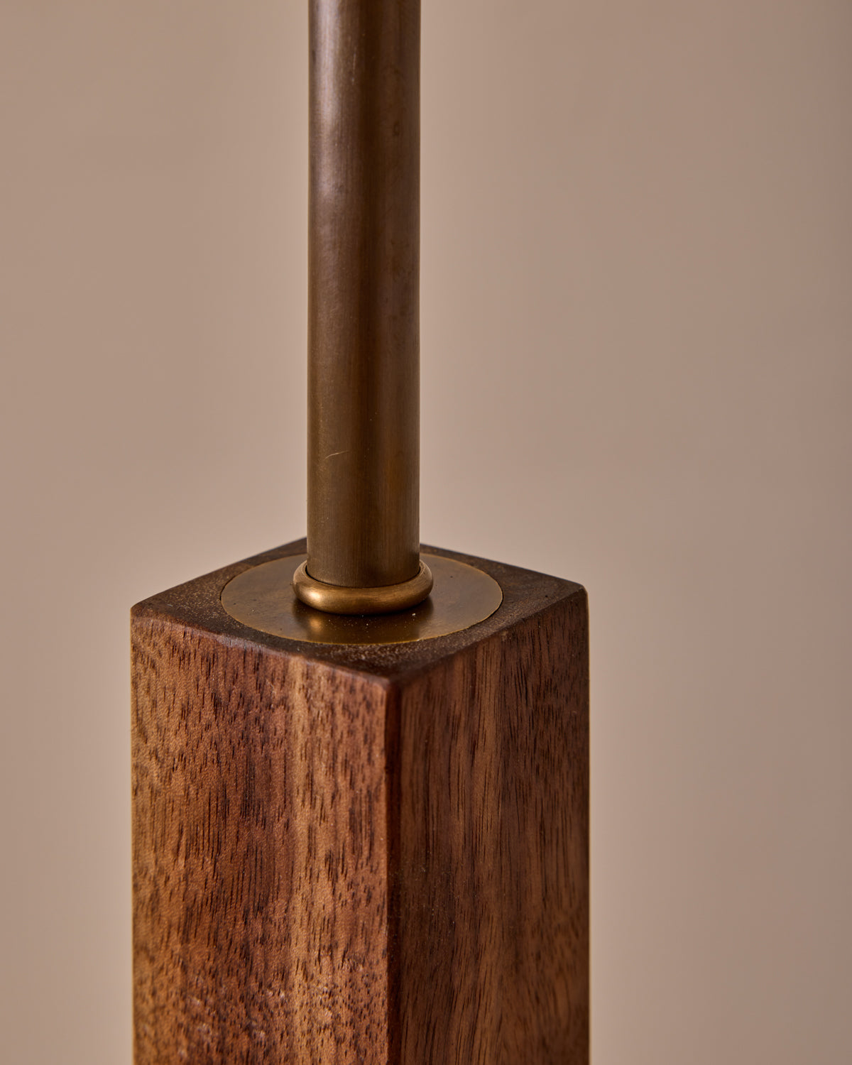 Anouck Floor Lamp - Black Walnut