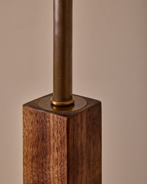 Anouck Floor Lamp - Black Walnut