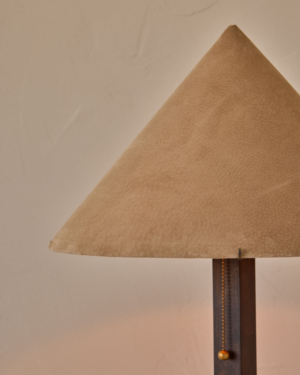 Anouck Table Lamp - Dark Wash Maple