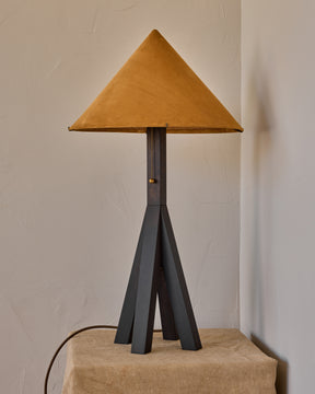 Anouck Table Lamp - Dark Wash Maple